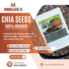 "Organic Chia Seeds – Natural Source of Fiber & Protein